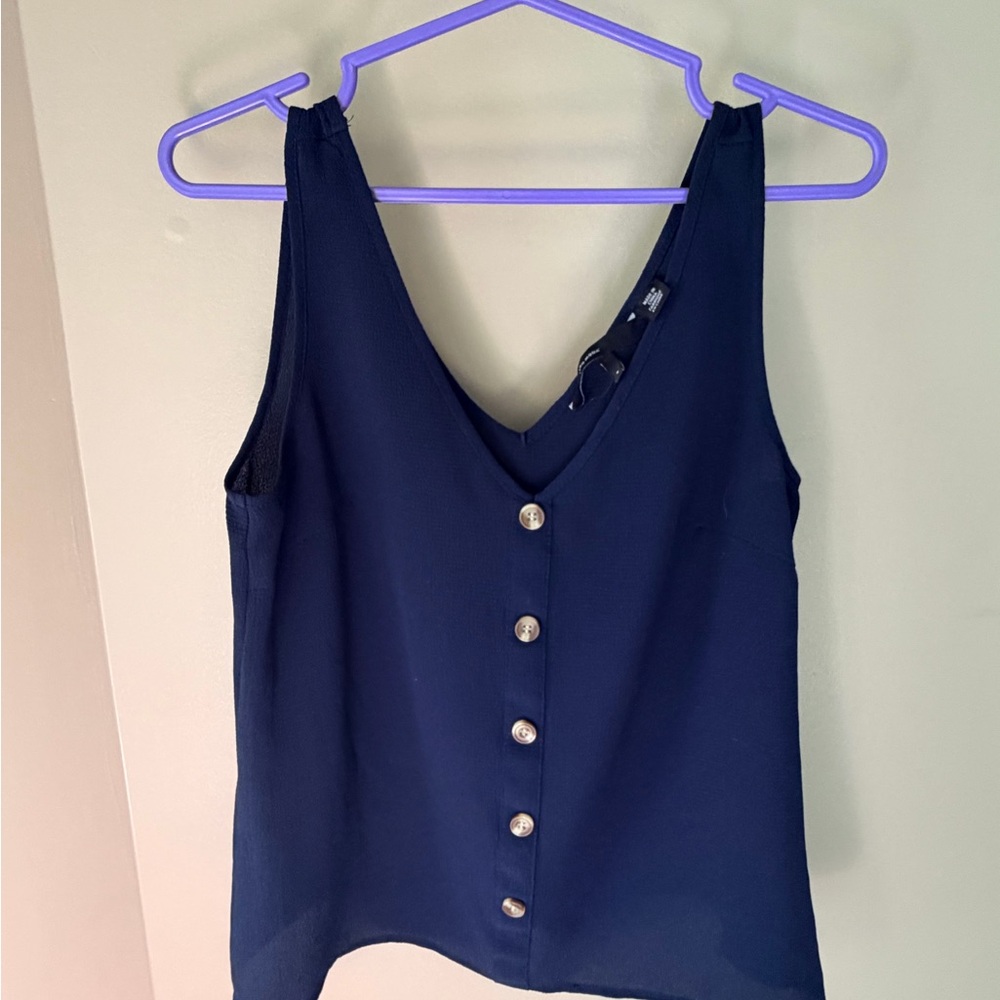 Vero Moda Deep Blue Sleeveless Blouse